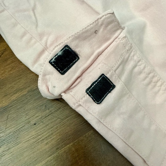 💕 Hanna Andersson Blue Blouse and Pink Cargo Pants Set Size 6/7 - Picture 8 of 9